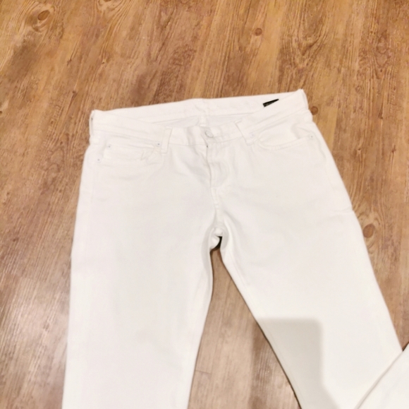 7 for all Mankind cotton  white jeans - Picture 5 of 8